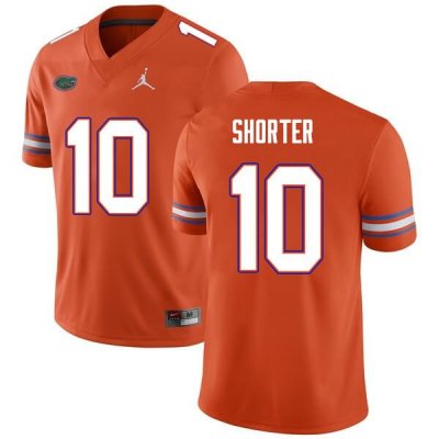 Men's Florida Gators #10 Justin Shorter NCAA Nike Orange Authentic Stitched College Football Jersey XNT6862DC